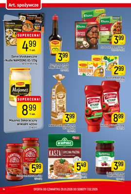 Danie błyskawiczne i Nudle NAMDONG 83-120g