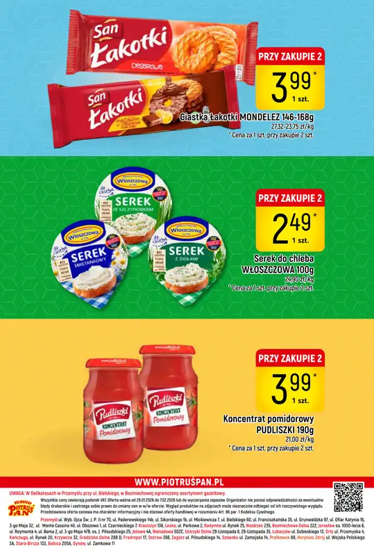 Delikatesy Piotruś Pan - gazetka promocyjna Gazetka od czwartku 29.01 do soboty 07.02 - strona 28