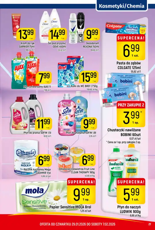 Delikatesy Piotruś Pan - gazetka promocyjna Gazetka od czwartku 29.01 do soboty 07.02 - strona 27