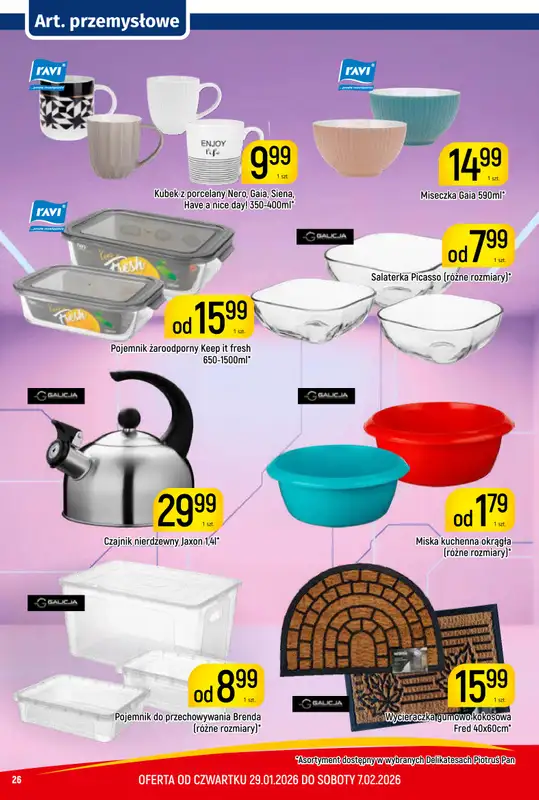 Delikatesy Piotruś Pan - gazetka promocyjna Gazetka od czwartku 29.01 do soboty 07.02 - strona 26