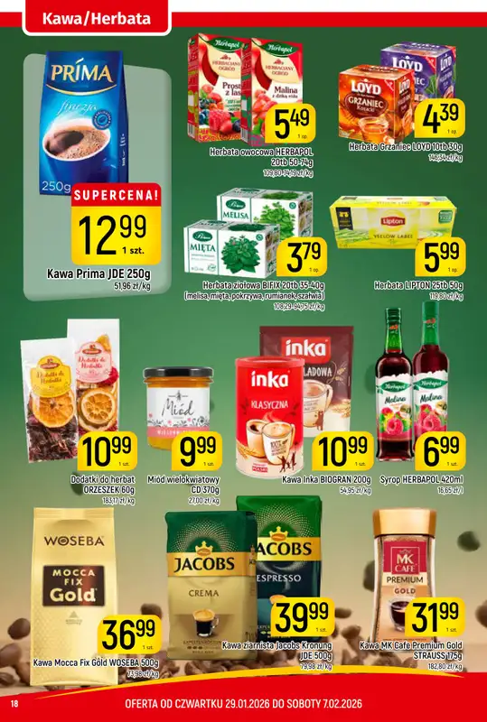 Delikatesy Piotruś Pan - gazetka promocyjna Gazetka od czwartku 29.01 do soboty 07.02 - strona 18