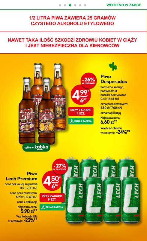 Żabka - gazetka promocyjna Gazetka weekendowa od piątku 30.01 do niedzieli 01.02 - strona 4