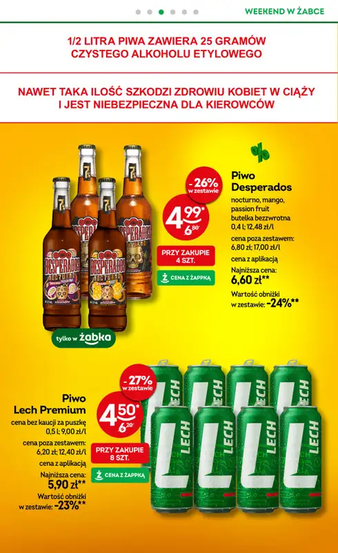 Żabka - gazetka promocyjna Gazetka weekendowa od piątku 30.01 do niedzieli 01.02 - strona 4