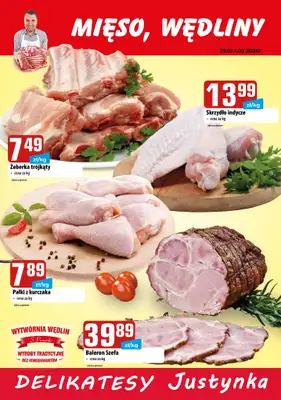 Delikatesy Justynka - gazetka promocyjna Plakaty promocyjne od czwartku 29.01 do niedzieli 01.02 - strona 2