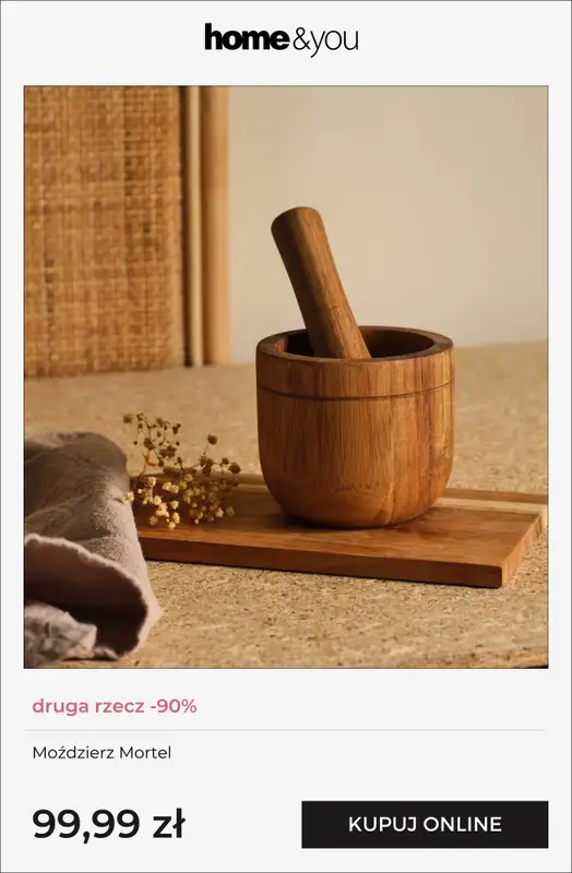home&you - gazetka promocyjna Druga rzecz -90% od czwartku 29.01 do poniedziałku 02.02 - strona 3
