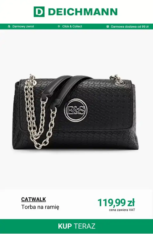 Deichmann - gazetka promocyjna Torebki na ramię w atrakcyjnych cenach od czwartku 29.01  - strona 12