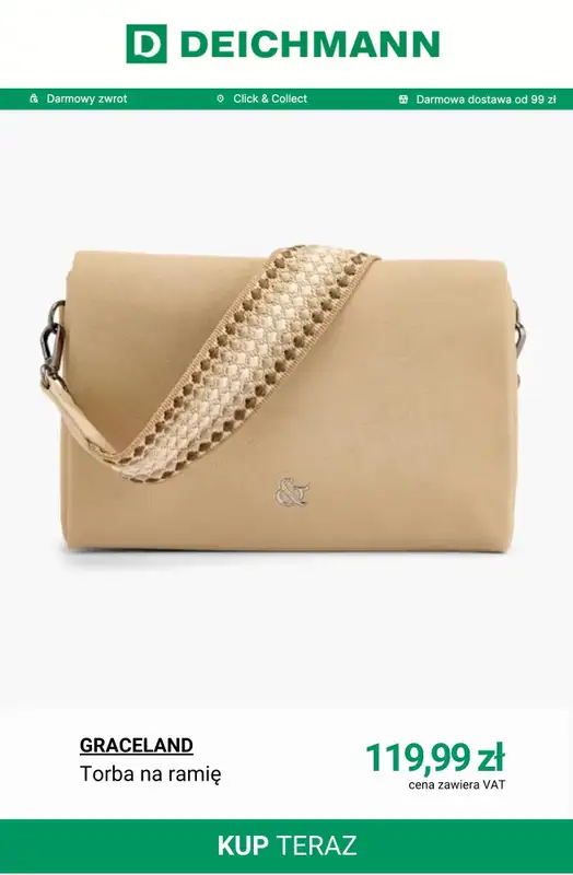 Deichmann - gazetka promocyjna Torebki na ramię w atrakcyjnych cenach od czwartku 29.01  - strona 11