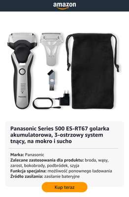 Amazon - gazetka promocyjna Męskie golarki elektryczne w super cenach od czwartku 29.01  - strona 5