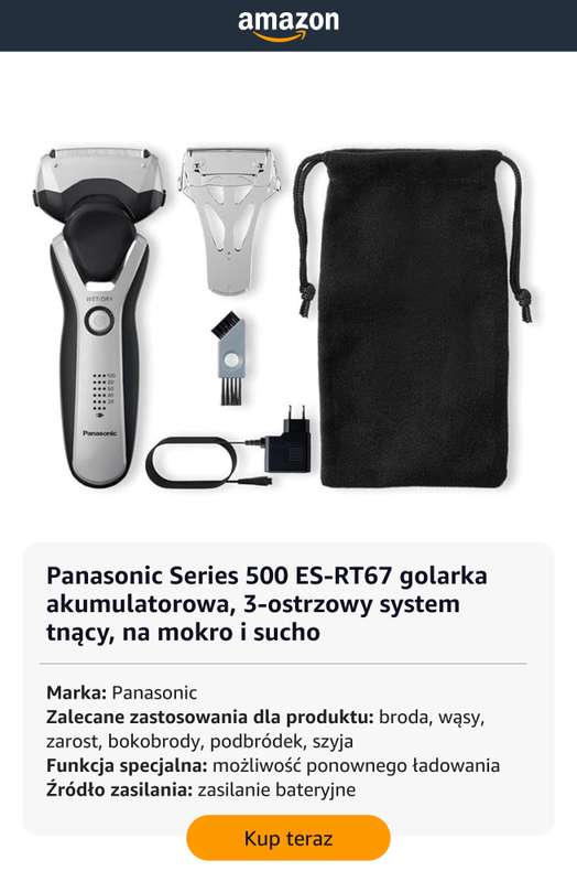 Amazon - gazetka promocyjna Męskie golarki elektryczne w super cenach od czwartku 29.01  - strona 5