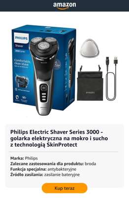 Amazon - gazetka promocyjna Męskie golarki elektryczne w super cenach od czwartku 29.01  - strona 8