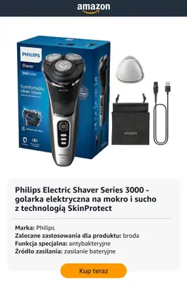 Amazon - gazetka promocyjna Męskie golarki elektryczne w super cenach od czwartku 29.01  - strona 8