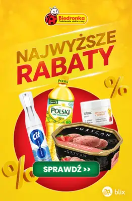 Biedronka - gazetka promocyjna Najwyższe rabaty! od czwartku 29.01 do soboty 31.01