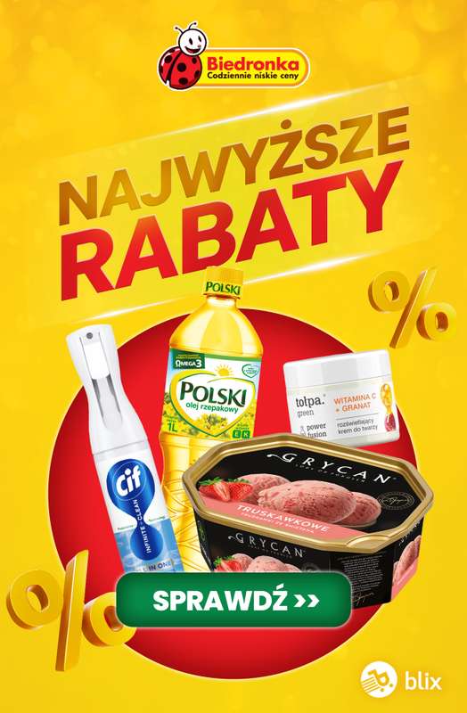 Biedronka - gazetka promocyjna Najwyższe rabaty! od czwartku 29.01 do soboty 31.01