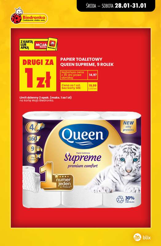 Biedronka - gazetka promocyjna Najwyższe rabaty! od czwartku 29.01 do soboty 31.01 - strona 2