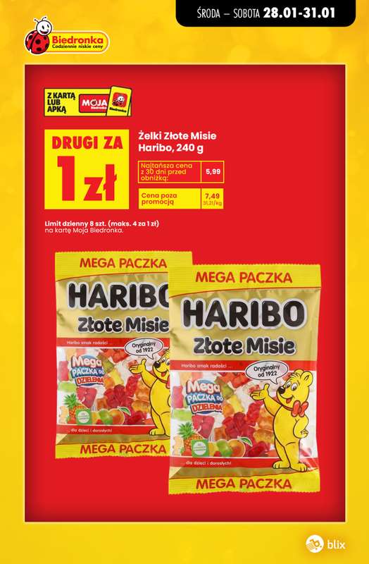 Biedronka - gazetka promocyjna Najwyższe rabaty! od czwartku 29.01 do soboty 31.01 - strona 5