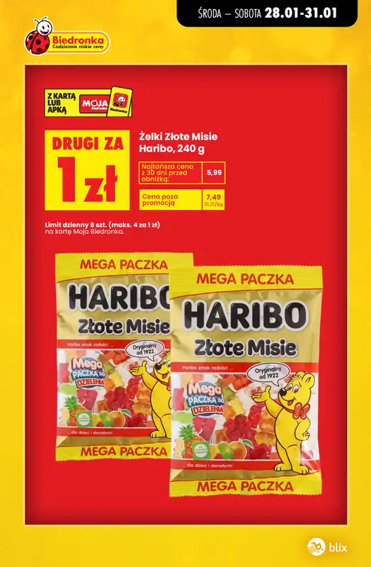 Biedronka - gazetka promocyjna Najwyższe rabaty! od czwartku 29.01 do soboty 31.01 - strona 5