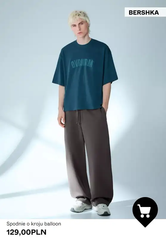 Bershka - gazetka promocyjna Męskie DRESY w super cenach od czwartku 29.01  - strona 2