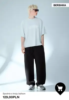 Bershka - gazetka promocyjna Męskie DRESY w super cenach od czwartku 29.01  - strona 5