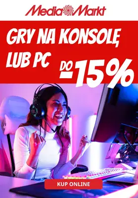Media Markt - gazetka promocyjna Do -15% na gry na konsolę lub PC! od czwartku 29.01 do piątku 13.02