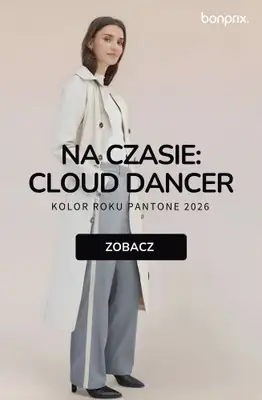 bonprix - gazetka promocyjna Cloud Dancer - kolor roku Pantone 2026 od czwartku 29.01 do środy 04.02