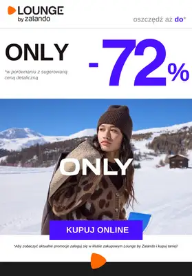 Lounge by Zalando - gazetka promocyjna Do -72% ONLY od czwartku 29.01 do niedzieli 01.02