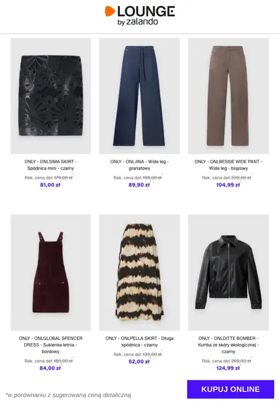Lounge by Zalando - gazetka promocyjna Do -72% ONLY od czwartku 29.01 do niedzieli 01.02 - strona 10