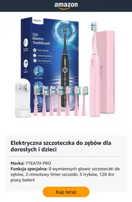Amazon - gazetka promocyjna Szczoteczki elektryczne – sprawdź oferty od czwartku 29.01  - strona 4