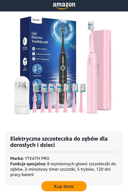 Amazon - gazetka promocyjna Szczoteczki elektryczne – sprawdź oferty od czwartku 29.01  - strona 4