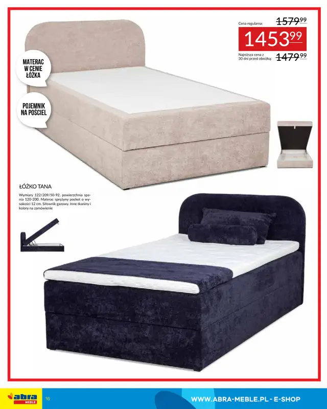 Abra Meble - gazetka promocyjna Moc promocji od czwartku 29.01 do środy 11.02 - strona 16