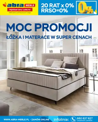 Abra Meble - gazetka promocyjna Moc promocji od czwartku 29.01 do środy 11.02