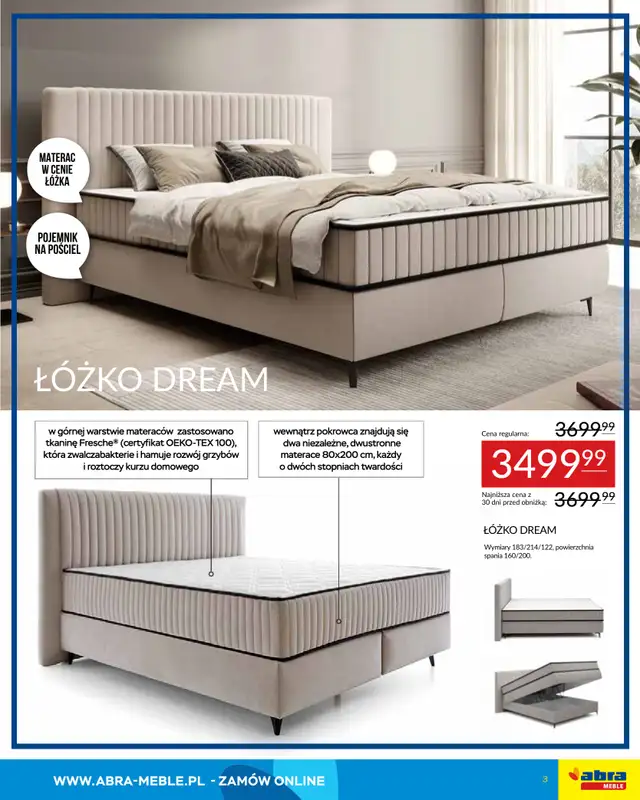 Abra Meble - gazetka promocyjna Moc promocji od czwartku 29.01 do środy 11.02 - strona 3