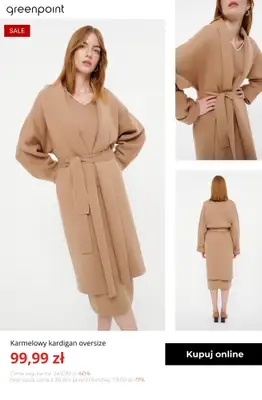 Greenpoint - gazetka promocyjna -30% na kurtki, swetry, bluzy i sukienki od 149,99 zł od czwartku 29.01  - strona 6