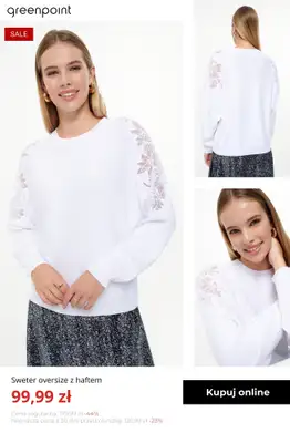 Greenpoint - gazetka promocyjna -30% na kurtki, swetry, bluzy i sukienki od 149,99 zł od czwartku 29.01  - strona 5
