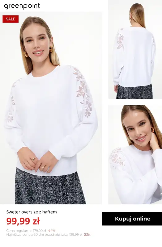 Greenpoint - gazetka promocyjna -30% na kurtki, swetry, bluzy i sukienki od 149,99 zł od czwartku 29.01  - strona 5