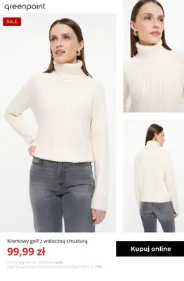 Greenpoint - gazetka promocyjna -30% na kurtki, swetry, bluzy i sukienki od 149,99 zł od czwartku 29.01  - strona 8