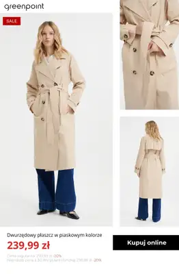 Greenpoint - gazetka promocyjna -30% na kurtki, swetry, bluzy i sukienki od 149,99 zł od czwartku 29.01  - strona 9