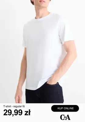 C&A - gazetka promocyjna Odzież Basic dla niego od czwartku 29.01  - strona 10
