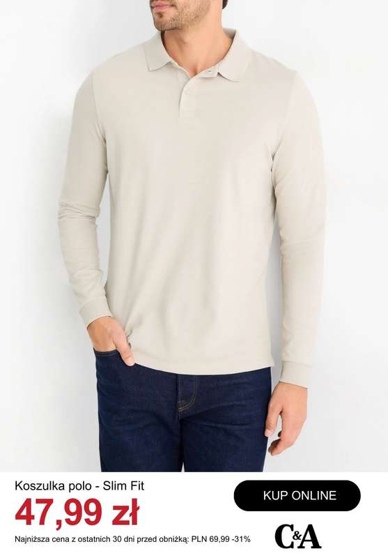 C&A - gazetka promocyjna Odzież Basic dla niego od czwartku 29.01  - strona 8