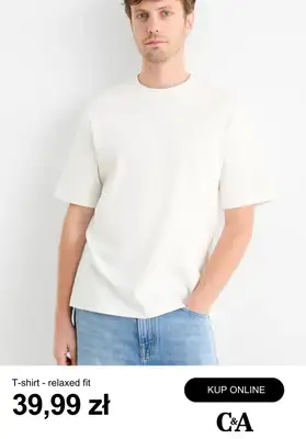 C&A - gazetka promocyjna Odzież Basic dla niego od czwartku 29.01  - strona 3