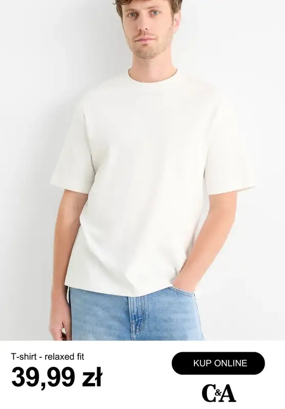 C&A - gazetka promocyjna Odzież Basic dla niego od czwartku 29.01  - strona 3