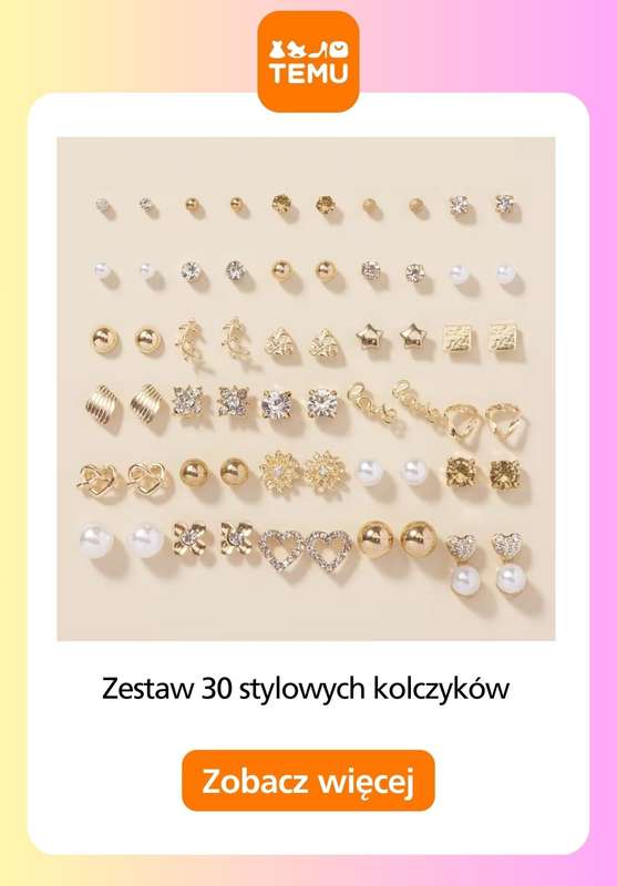 Temu - gazetka promocyjna Biżuteria damska od czwartku 29.01  - strona 13