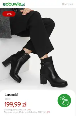 eobuwie.pl - gazetka promocyjna SALE: botki na obcasie od czwartku 29.01 do poniedziałku 02.02 - strona 2