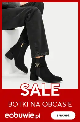 eobuwie.pl - gazetka promocyjna SALE: botki na obcasie od czwartku 29.01 do poniedziałku 02.02