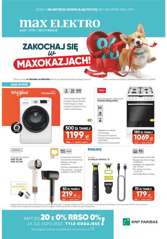 Max Elektro - gazetka promocyjna Gazetka od czwartku 29.01 do soboty 28.02