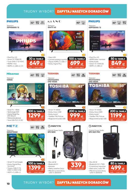 Max Elektro - gazetka promocyjna Gazetka od czwartku 29.01 do soboty 28.02 - strona 10