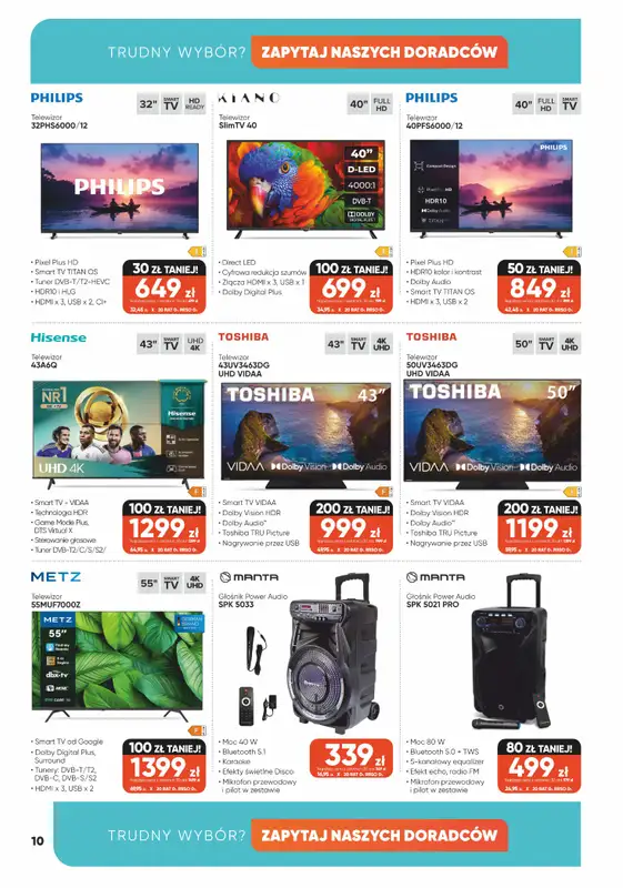 Max Elektro - gazetka promocyjna Gazetka od czwartku 29.01 do soboty 28.02 - strona 10