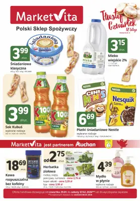 Marketvita - gazetka promocyjna Gazetka  do soboty 07.02