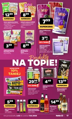 Netto - gazetka promocyjna Gazetka Spożywcza od poniedziałku 02.02 do soboty 07.02 - strona 17