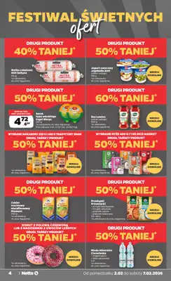 Netto - gazetka promocyjna Gazetka Spożywcza od poniedziałku 02.02 do soboty 07.02 - strona 4