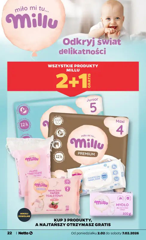 Netto - gazetka promocyjna Gazetka Spożywcza od poniedziałku 02.02 do soboty 07.02 - strona 22